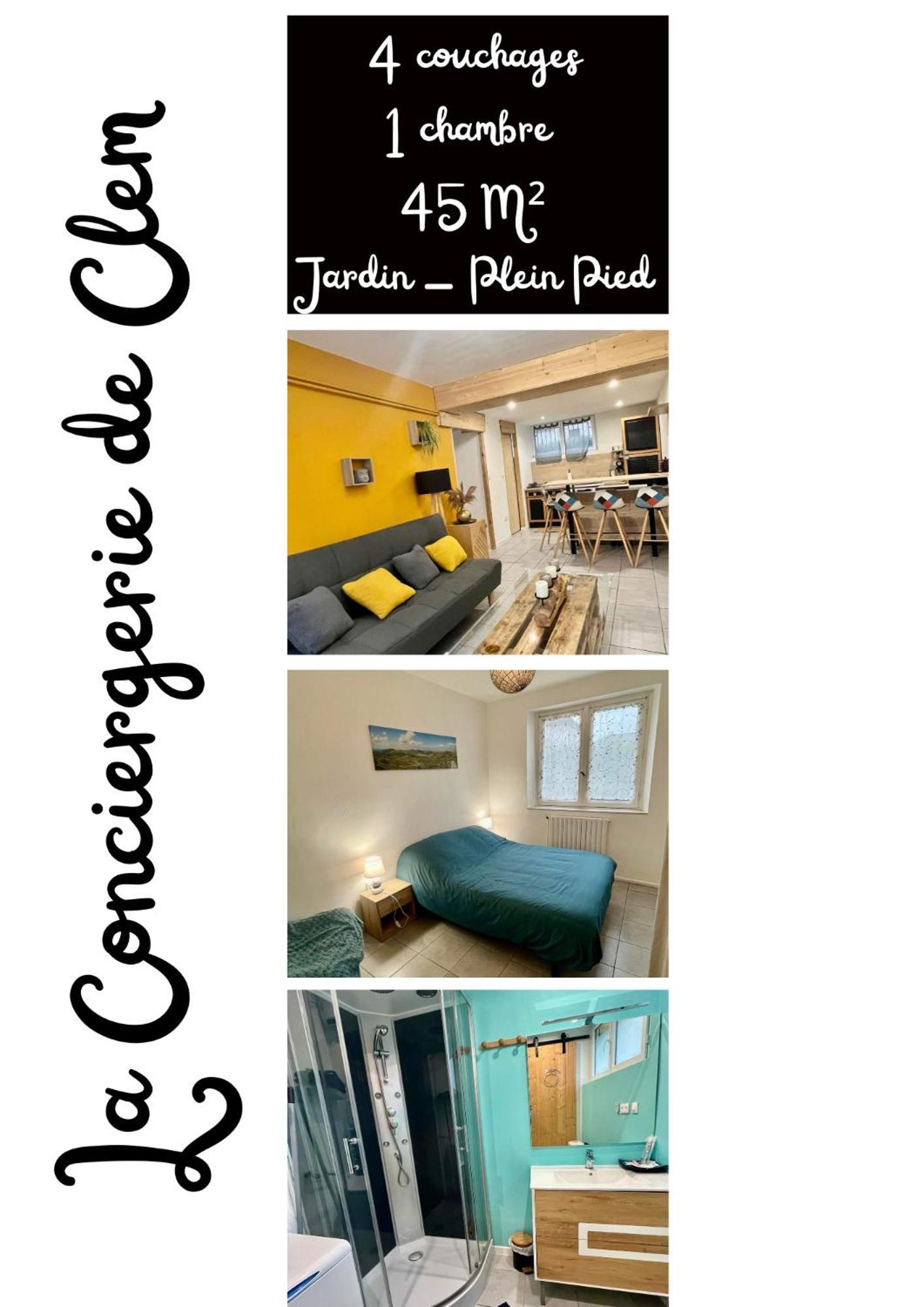 Studio 40M2 Plein Pied Avec Parking Jussac المظهر الخارجي الصورة